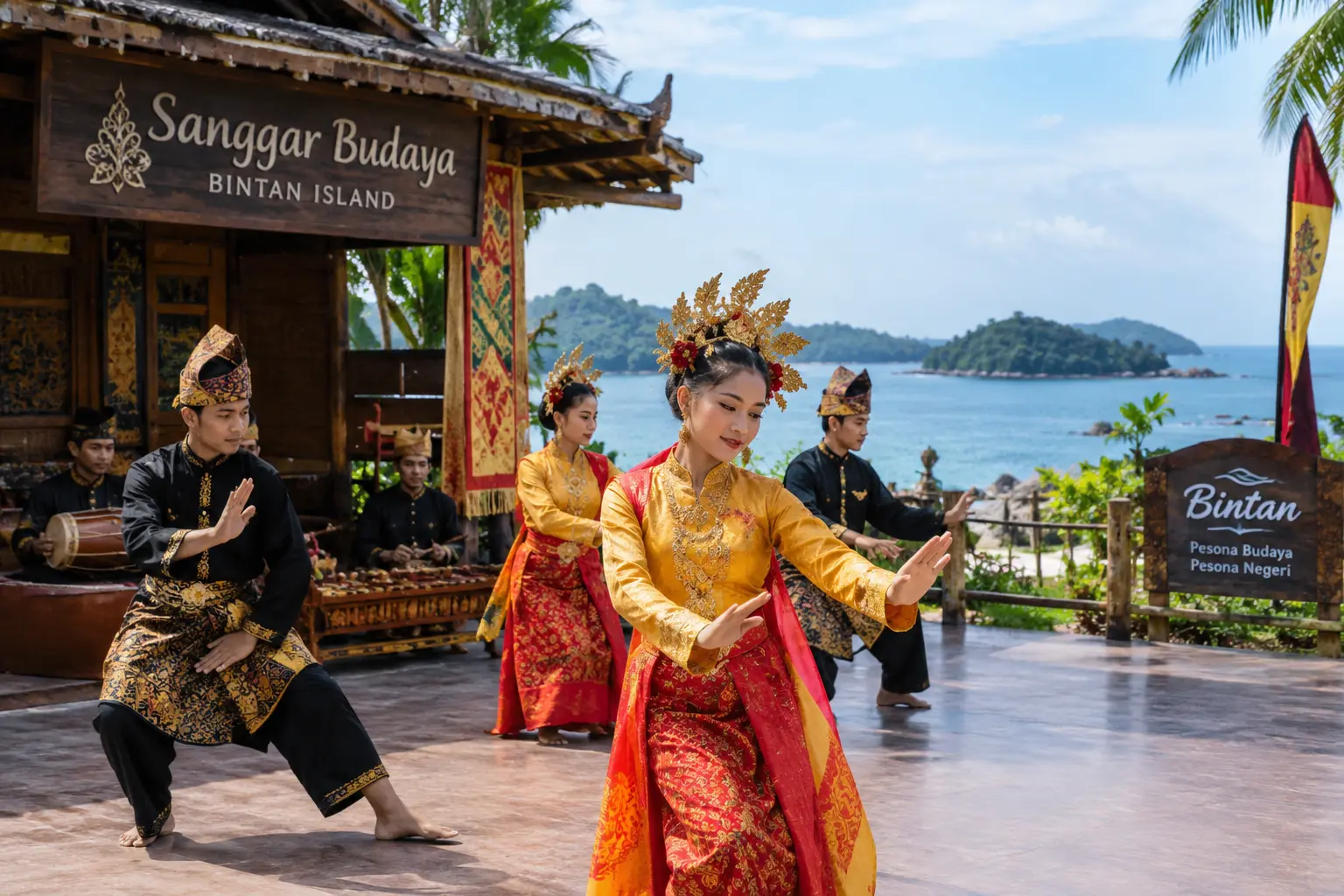 Bintan Island Cultural Dance by the Sea