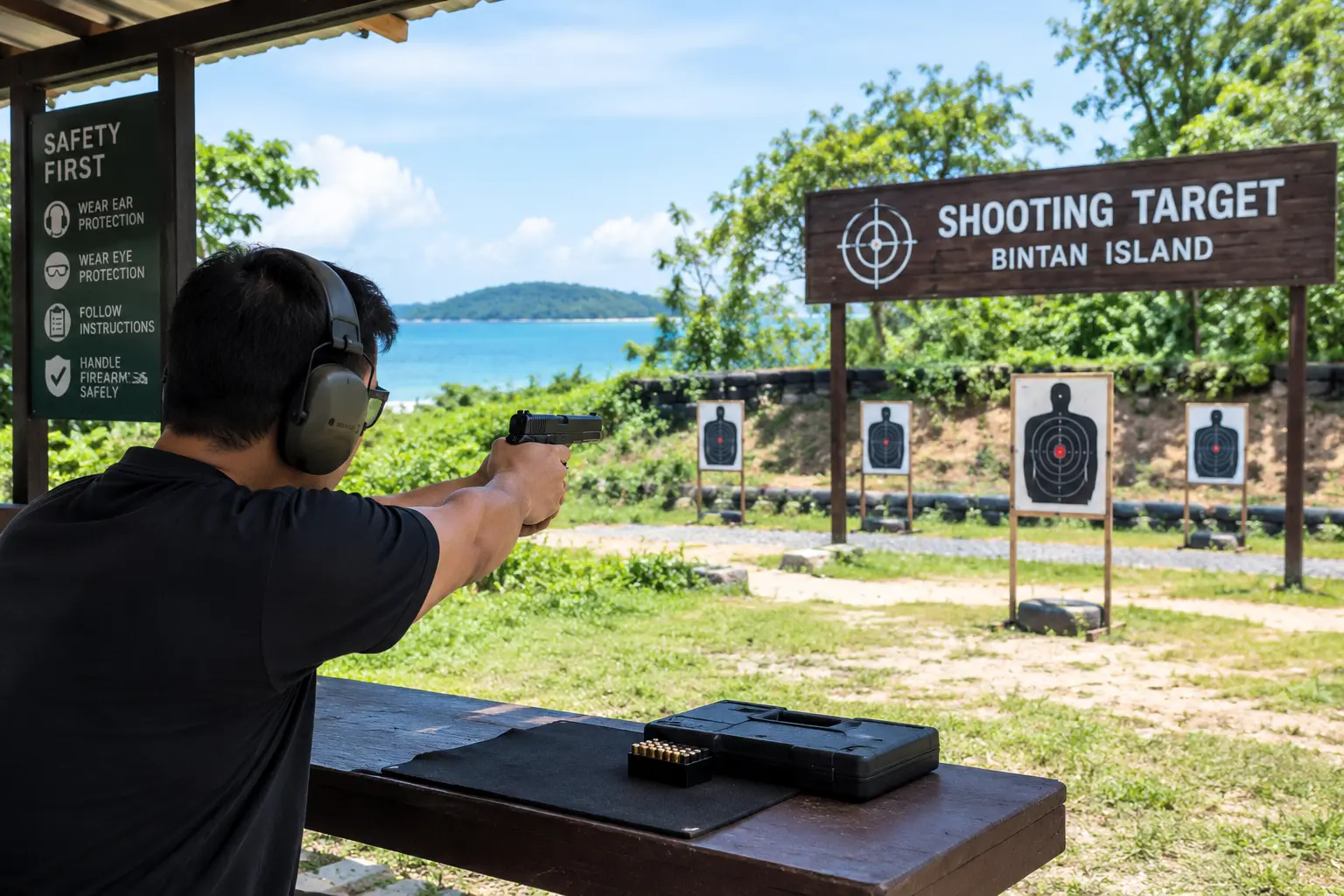 Bintan Island Shooting Range Experience
